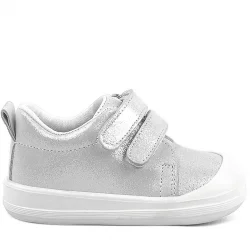 Rakerplus Sonic Hakiki Deri Beyaz Işıltılı Anatomik Bebek Spor Ayakkabı