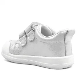 Rakerplus Sonic Hakiki Deri Beyaz Işıltılı Anatomik Bebek Spor Ayakkabı