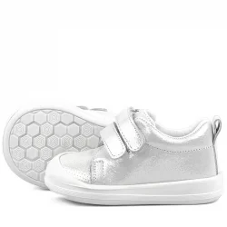 Rakerplus Sonic Hakiki Deri Beyaz Işıltılı Anatomik Bebek Spor Ayakkabı