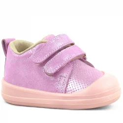 Rakerplus Sonic Hakiki Deri Pembe Işıltılı Anatomik Bebek Spor Ayakkabı