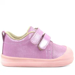 Rakerplus Sonic Hakiki Deri Pembe Işıltılı Anatomik Bebek Spor Ayakkabı