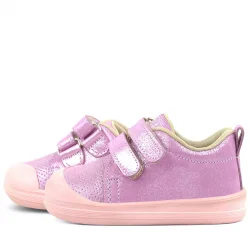 Rakerplus Sonic Hakiki Deri Pembe Işıltılı Anatomik Bebek Spor Ayakkabı