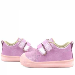 Rakerplus Sonic Hakiki Deri Pembe Işıltılı Anatomik Bebek Spor Ayakkabı