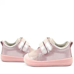 Rakerplus Sonic Hakiki Deri Pudra Işıltılı Anatomik Bebek Spor Ayakkabı