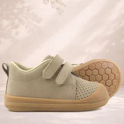 Rakerplus Sonic Hakiki Deri Vizon Cırtlı Anatomik Bebek Spor Ayakkabı Sneaker