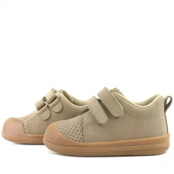 Rakerplus Sonic Hakiki Deri Vizon Cırtlı Anatomik Bebek Spor Ayakkabı Sneaker