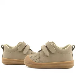 Rakerplus Sonic Hakiki Deri Vizon Cırtlı Anatomik Bebek Spor Ayakkabı Sneaker