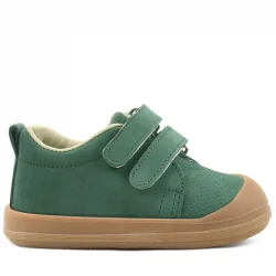 Rakerplus Sonic Hakiki Deri Yeşil Cırtlı Anatomik Bebek Spor Ayakkabı Sneaker