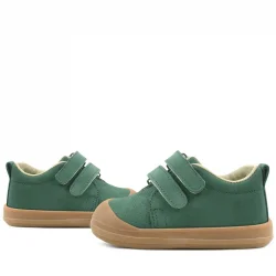 Rakerplus Sonic Hakiki Deri Yeşil Cırtlı Anatomik Bebek Spor Ayakkabı Sneaker