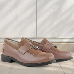 Rakerplus Taba Klasik Loafer Erkek Çocuk Ayakkabı