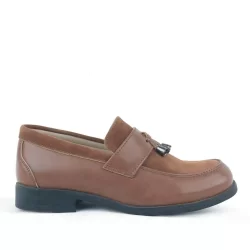 Rakerplus Taba Klasik Loafer Erkek Çocuk Ayakkabı