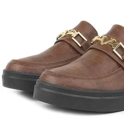 Rakerplus Taba Tokalı Loafer Çocuk Klasik Ayakkabı