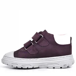 Rakerplus Tails Hakiki Deri Mor Cırtlı Çocuk Spor Bot