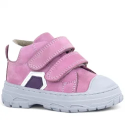 Rakerplus Tails Hakiki Deri Pembe Cırtlı Çocuk Spor Bot