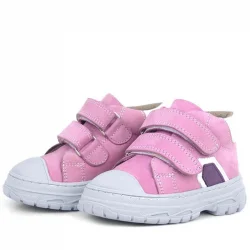 Rakerplus Tails Hakiki Deri Pembe Cırtlı Çocuk Spor Bot