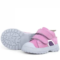 Rakerplus Tails Hakiki Deri Pembe Cırtlı Çocuk Spor Bot