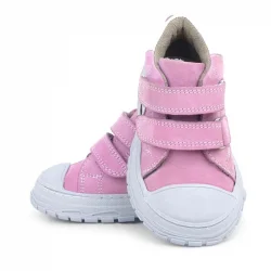 Rakerplus Tails Hakiki Deri Pembe Cırtlı Çocuk Spor Bot