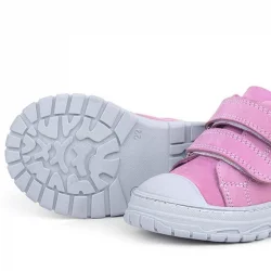 Rakerplus Tails Hakiki Deri Pembe Cırtlı Çocuk Spor Bot