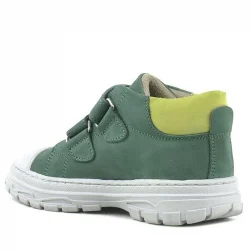 Rakerplus Tails Hakiki Deri Yeşil Cırtlı Çocuk Spor Bot