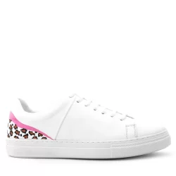 Rakerplus Tbons Özel Tasarım Beyaz Hakiki Deri Kadın Bağcıklı Sneaker Ayakkabı