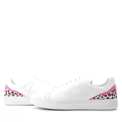 Rakerplus Tbons Özel Tasarım Beyaz Hakiki Deri Kadın Bağcıklı Sneaker Ayakkabı