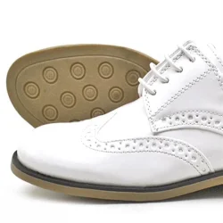 Rakerplus Titan Beyaz Rugan Bağcıklı Klasik Erkek Çocuk Klasik Ayakkabı