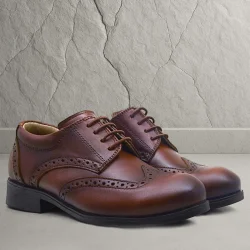 Rakerplus Titan Hakiki Deri Taba Klasik Erkek Çocuk Ayakkabısı