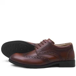 Rakerplus Titan Hakiki Deri Taba Klasik Erkek Çocuk Ayakkabısı