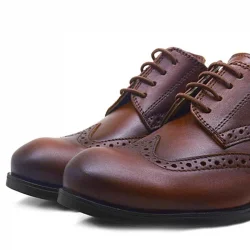 Rakerplus Titan Hakiki Deri Taba Klasik Erkek Çocuk Ayakkabısı