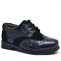 Rakerplus Titan Rugan Bağcıklı Klasik Erkek Bebek Abiye Ayakkabı