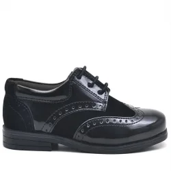 Rakerplus Titan Rugan Bağcıklı Klasik Erkek Bebek Abiye Ayakkabı