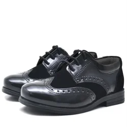 Rakerplus Titan Rugan Bağcıklı Klasik Erkek Bebek Abiye Ayakkabı