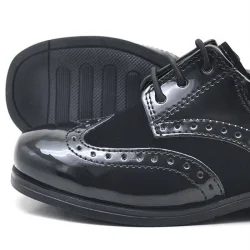 Rakerplus Titan Rugan Bağcıklı Klasik Erkek Bebek Abiye Ayakkabı