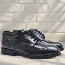 Rakerplus Titan Rugan Bağcıklı Klasik Erkek Çocuk Okul Ayakkabı