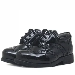 Rakerplus Titan Rugan Bağcıklı Klasik Erkek Çocuk Okul Ayakkabı