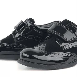 Rakerplus Titan Rugan Cırt Cırtlı Klasik Erkek Çocuk Abiye Ayakkabı