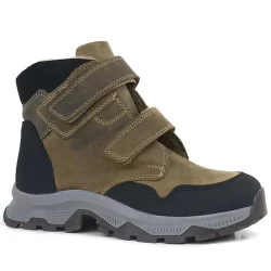 Rakerplus Trekking Hakiki Deri Kahve Cırtlı Erkek Çocuk Bot