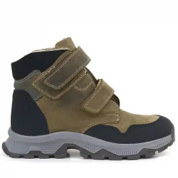 Rakerplus Trekking Hakiki Deri Kahve Cırtlı Erkek Çocuk Bot