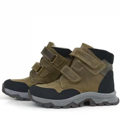 Rakerplus Trekking Hakiki Deri Kahve Cırtlı Erkek Çocuk Bot