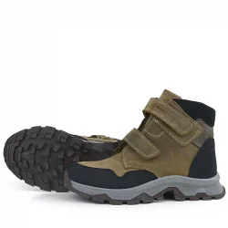 Rakerplus Trekking Hakiki Deri Kahve Cırtlı Erkek Çocuk Bot