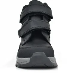 Rakerplus Trekking Hakiki Deri Siyah Cilt Cırt Cırtlı Erkek Çocuk Bot