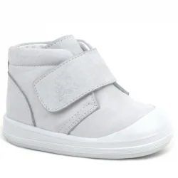 Rakerplus Yoohoo Hakiki Deri Beyaz Cırtlı Kız Bebek Bot