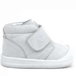 Rakerplus Yoohoo Hakiki Deri Beyaz Cırtlı Kız Bebek Bot