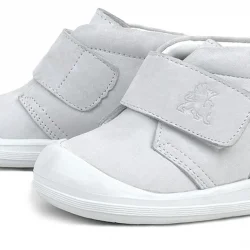 Rakerplus Yoohoo Hakiki Deri Beyaz Cırtlı Kız Bebek Bot