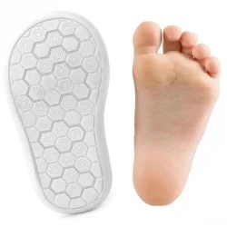 Rakerplus Yoohoo Hakiki Deri Beyaz Simli Cırtlı Unisex Bebek Bot