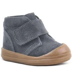 Rakerplus Yoohoo Hakiki Deri Füme Cırtlı Unisex Bebek Bot