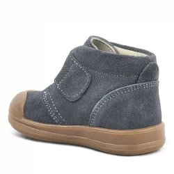 Rakerplus Yoohoo Hakiki Deri Füme Cırtlı Unisex Bebek Bot