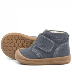 Rakerplus Yoohoo Hakiki Deri Füme Cırtlı Unisex Bebek Bot