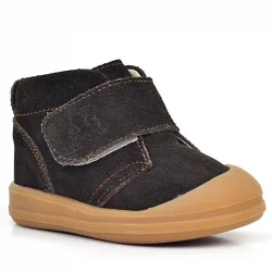 Rakerplus Yoohoo Hakiki Deri Kahverengi Cırtlı Unisex Bebek Bot