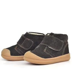 Rakerplus Yoohoo Hakiki Deri Kahverengi Cırtlı Unisex Bebek Bot